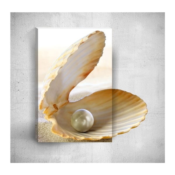 Tablou de perete 3D Mosticx Seashell With Pearl, 40 x 60 cm
