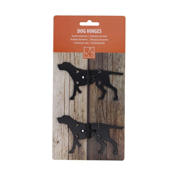 Balamale pentru ușă 4 buc. din metal Dog – Esschert Design-image-1