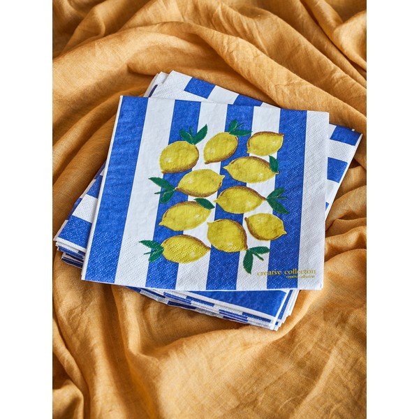 Șervețele 20 buc. din hârtie 33x33 cm Limone – Bloomingville-image-2
