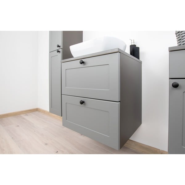 Dulap sub chiuvetă gri suspendat  61,5x60 cm Senja – STOLKAR-image-2