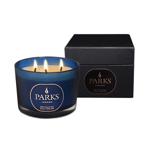Lumânare parfumată Parks Candles London, aromă de trandafir și iasomie, durată ardere 60 ore