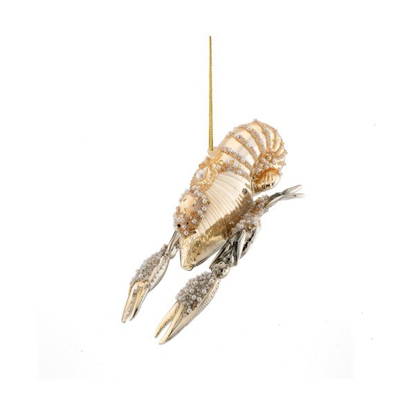 Ornament de Crăciun din sticlă 13,5 cm Bejewelled Lobster – Sass & Belle