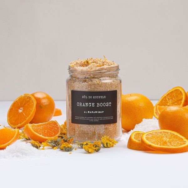 Sare de baie Almara Soap Orange Boost-image-1