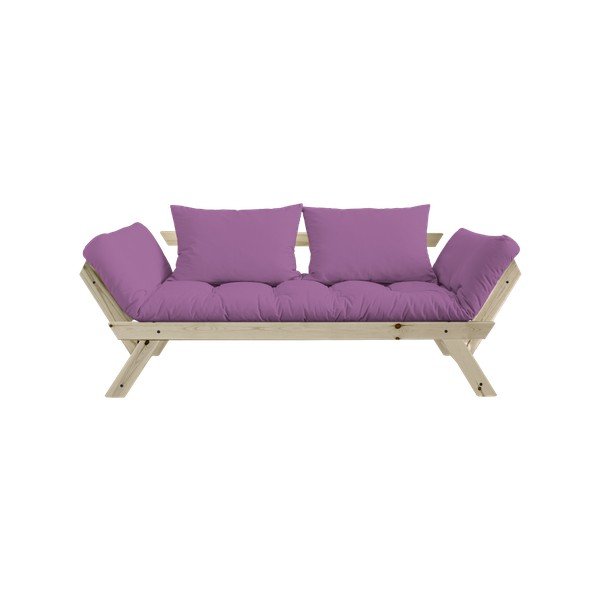 Canapea extensibilă Karup Bebop Natural/Taffy Pink-image-4