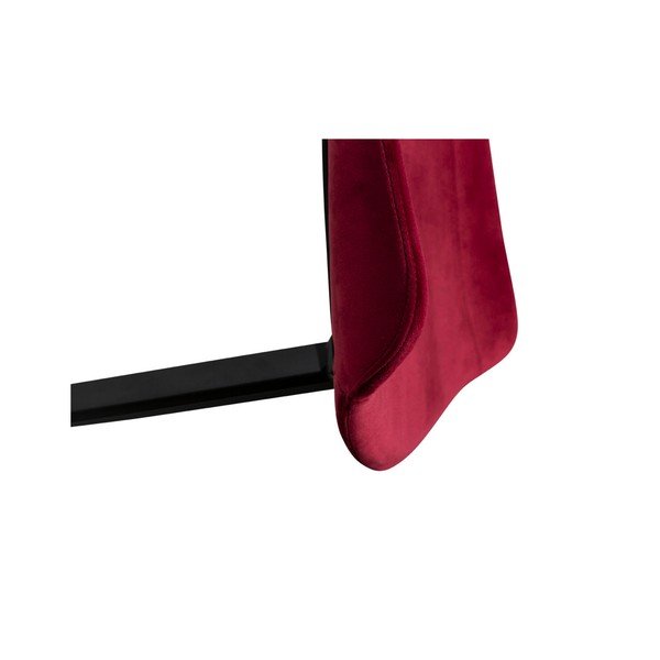 Scaun bar DAN–FORM Denmark Hype Velvet, vișiniu-image-2