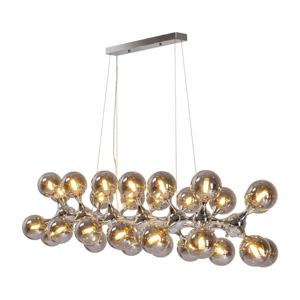 Lustră gri/aurie ø 12 cm Atomic – Kare Design-image-4