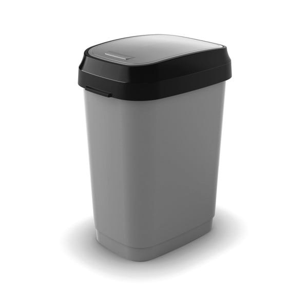Coș de gunoi gri 25 l Dual Swing Bin M – KIS