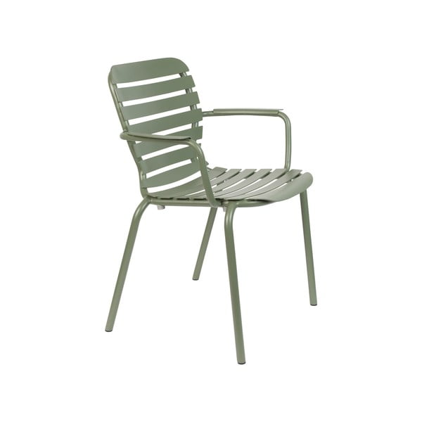 Scaune de grădină verde-deschis 2 buc. din metal Vondel – Zuiver-image-2