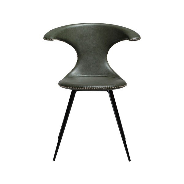 Scaun din piele ecologică DAN-FORM Denmark Flair, verde-image-1