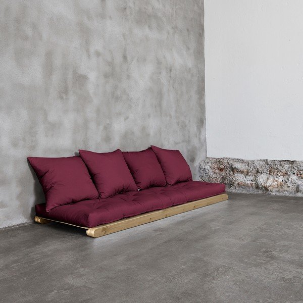Fotoliu Karup Figo, Raw/Bordeaux, 70 cm-image-3