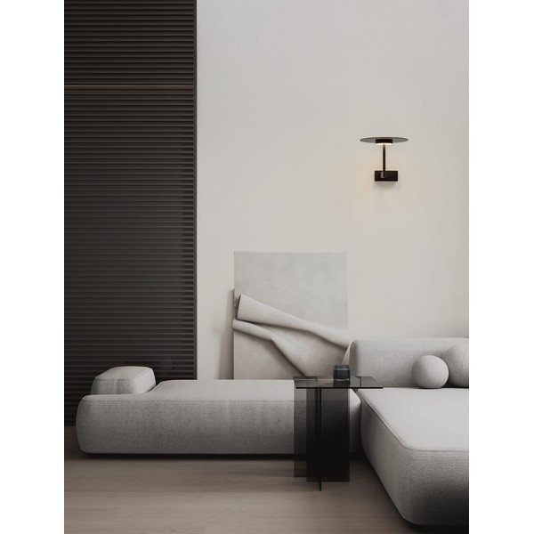 Aplică de perete negru-mat LED din aluminiu Tovi – Nova Luce-image-2