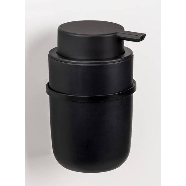 Dozator de săpun din plastic autoadeziv negru 0,25 l Carpino - Wenko-image-1