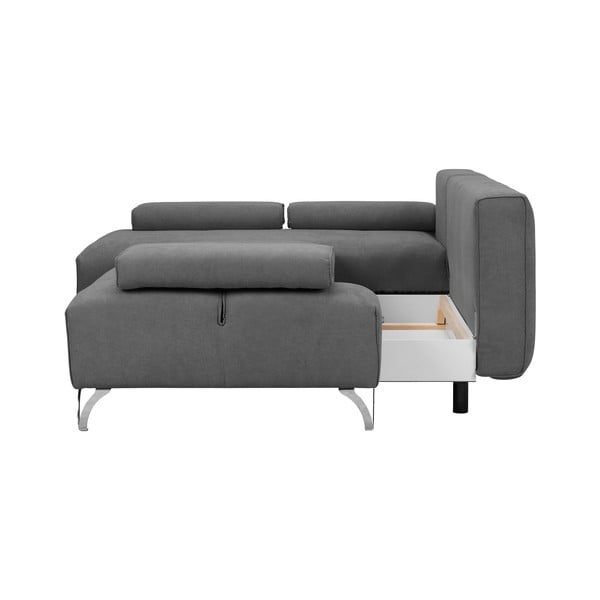 Canapea colţar Windsor & Co Sofas Virgo, partea dreaptă, gri deschis-image-4