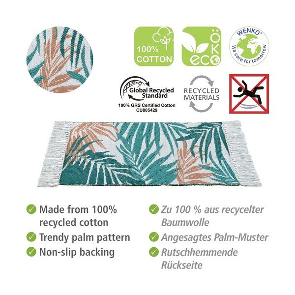 Covoraș de baie verde din material textil 50x80 cm Suva – Wenko-image-3