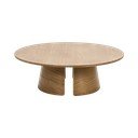 Măsuță de cafea Teulat Cep, ø 110 cm, natural