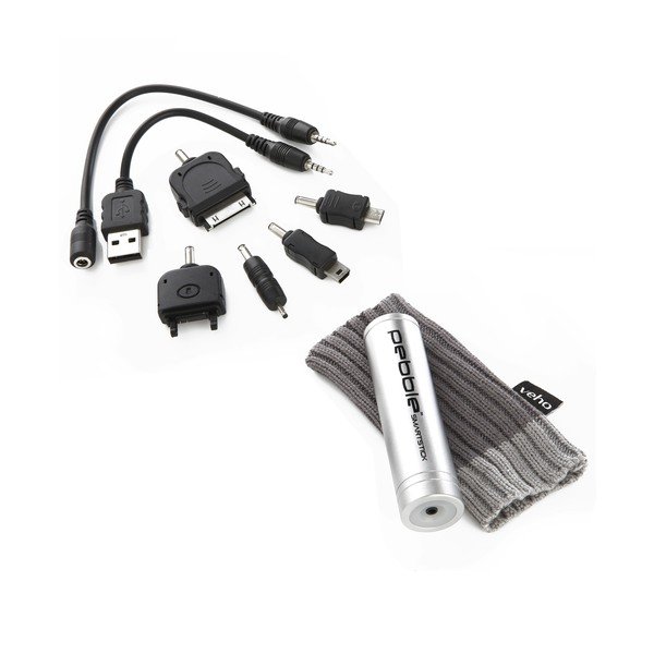 Powerbank pentru voiaj Pebble Smartstick, argintiu-image-2