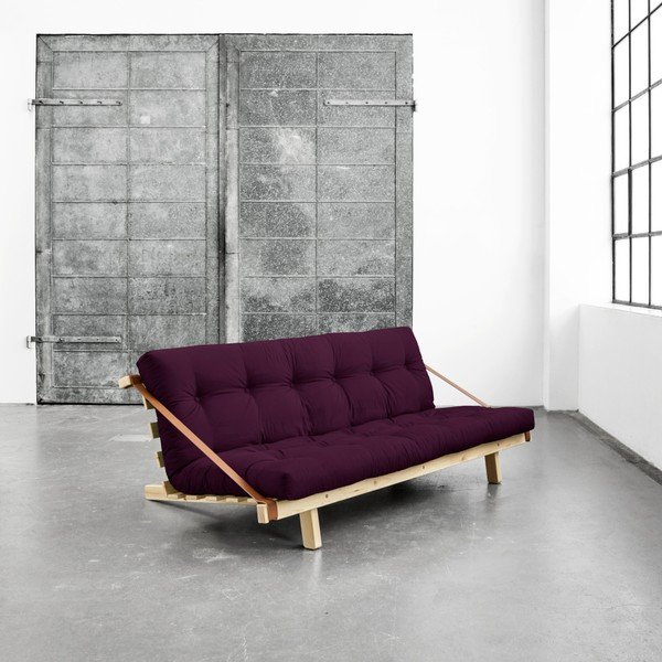 Canapea extensibilă Karup Jump Natural/Purple Plum-image-1
