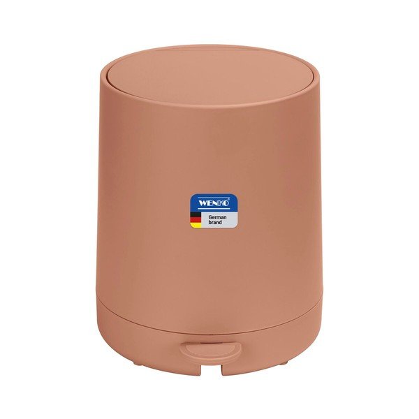 Coș de gunoi maro cu pedală din plastic 5 l Fablo – Wenko-image-3