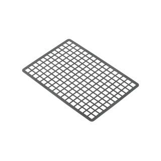Protecție dreptunghiulară pentru chiuvetă, din plastic Addis, 36,5 x 24,5 cm, gri