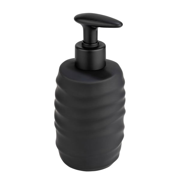 Dozator de săpun lichid negru din ceramică 400 ml Illana – Wenko-image-1