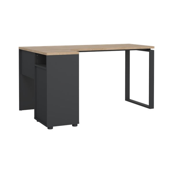 Birou cu blat cu aspect de lemn de stejar 100x150 cm Sign – Tvilum-image-3