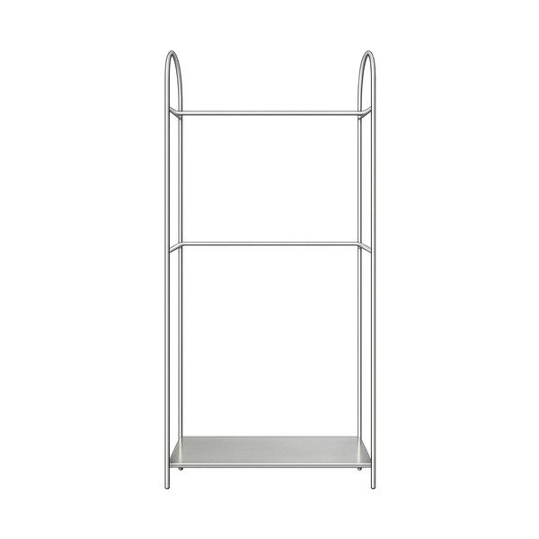 Suport pentru haine argintiu mat din metal 92x186x39 cm Arch – Mette Ditmer Denmark