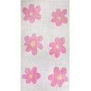 Covor pentru copii roz-fildeș lavabil 80x150 cm Cute Flowers Pink – Vitaus