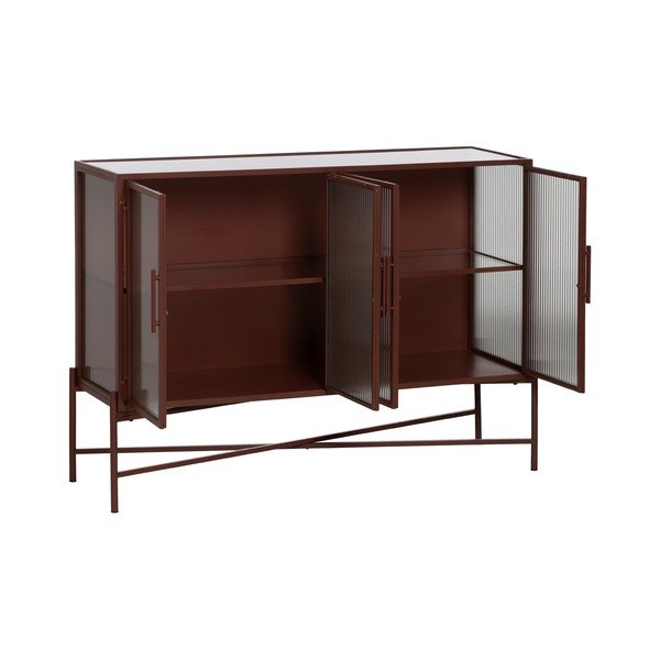 Vitrină cărămizie din metal 120x85 cm Harris – Ixia-image-2