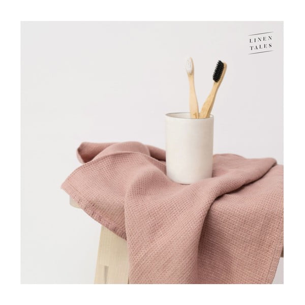 Prosop crem din in 140x100 cm - Linen Tales-image-1