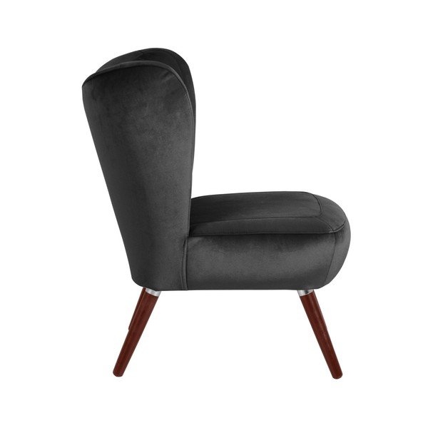 Fotoliu Max Winzer Sari Velvet, gri antracit-image-4