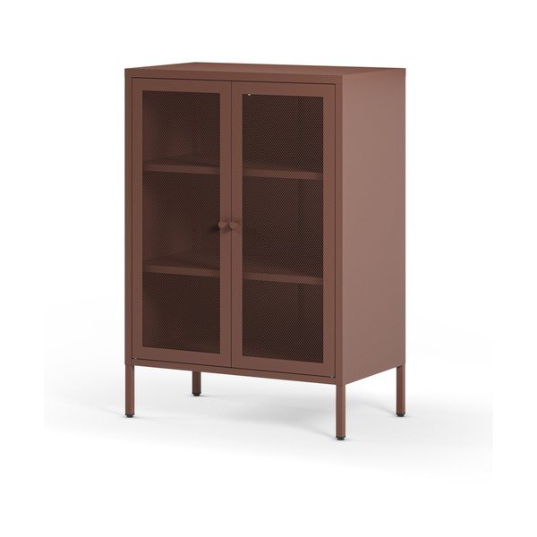 Dulap burgundy din metal 70x100x40 cm Fayna – Marckeric-image-3