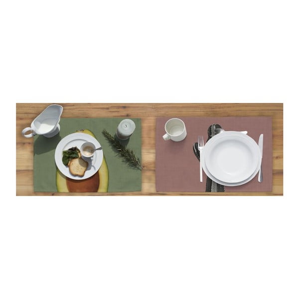 Set 2 suporturi farfurie Surdic Avocado-image-1