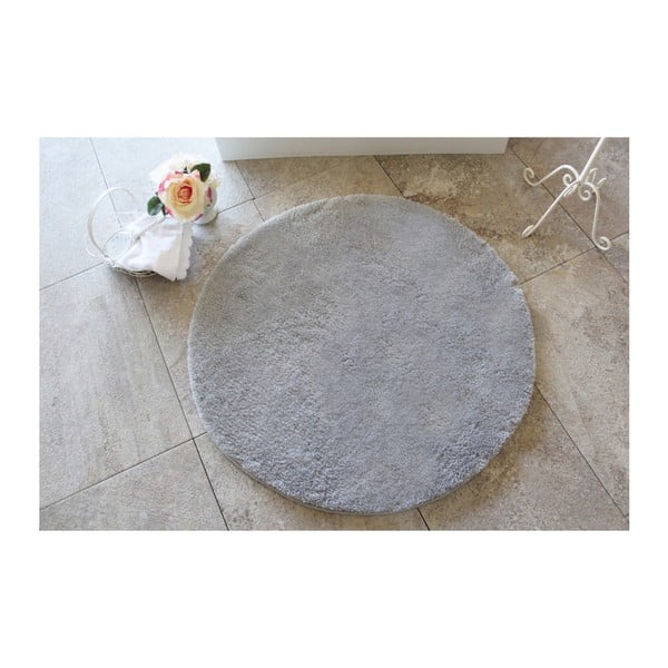Covoraș baie Confetti Bathmats Colors of Grey, ⌀ 90 cm, gri