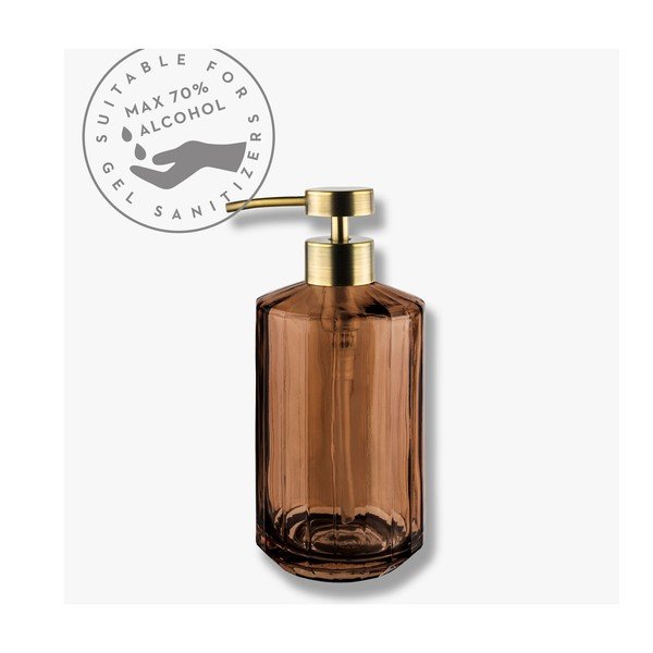 Dozator de săpun lichid maro din sticlă 200 ml Vision – Mette Ditmer Denmark-image-3