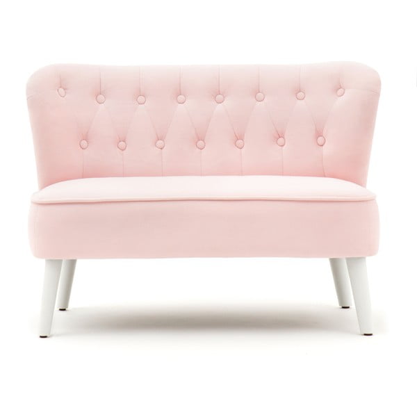 Canapea pentru copii PumPim Lia, 85 cm, roz