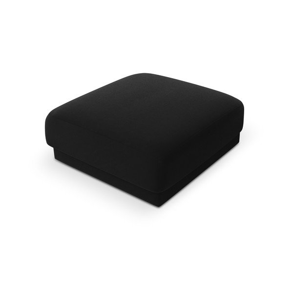 Taburet negru cu tapițerie din catifea Miley  – Micadoni Home-image-3