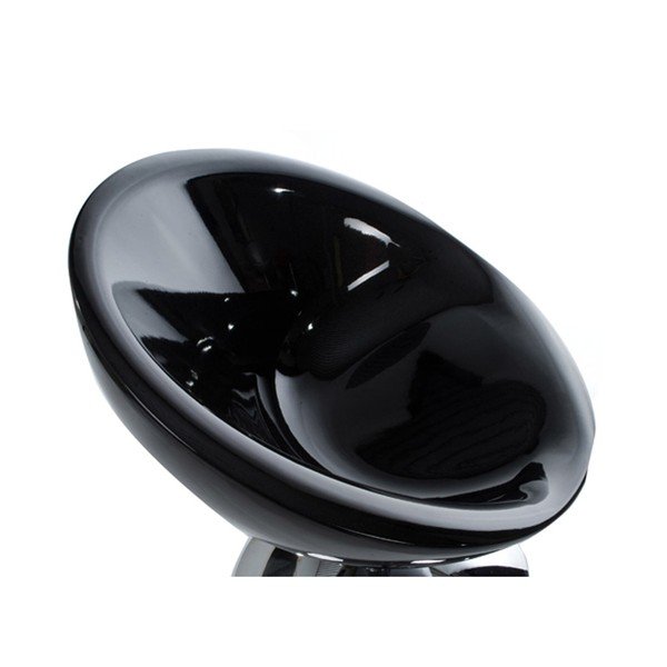 Fotoliu rotativ Kokoon Design Bowl, negru-image-3