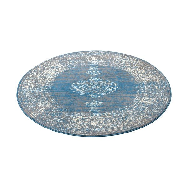 Covor albastru rotund ø 160 cm Méridional - Hanse Home-image-2