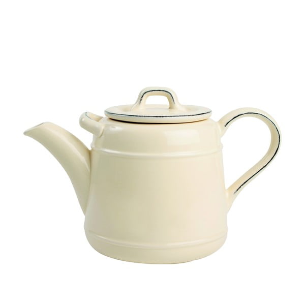 Ceainic din ceramică T&G Woodware Pride of Place, 1,5 l, crem