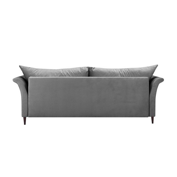 Canapea extensibilă cu spațiu pentru depozitare Mazzini Sofas Pivoine, gri deschis-image-4