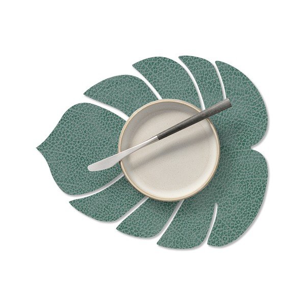 Suport pentru farfurii din piele ecologică 22x26 cm Monstera Leaf Nupo – LIND DNA-image-1