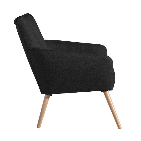  Fotoliu Max Winzer Jörn, negru-image-2