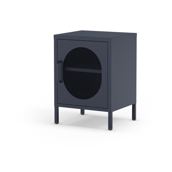 Noptieră albastru-închis din metal Diora – Marckeric-image-3