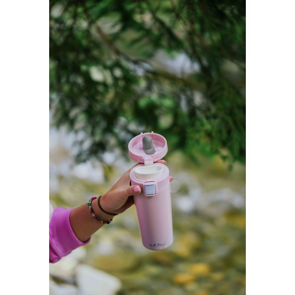 Cană termică Vialli Design Fuori, 400 ml, roz-image-3