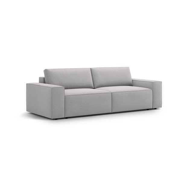Canapea gri deschis extensibilă 247 cm Jodie – Micadoni Home-image-2