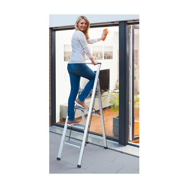 Scără pliantă Wenko Ladder, înălțime 158 cm-image-2