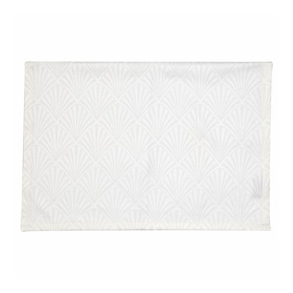 Suport textil pentru farfurie Green Gate Celine, 40 x 50 cm, alb