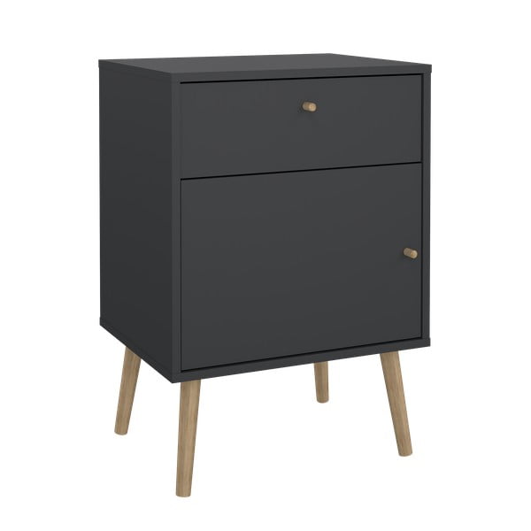 Noptieră gri antracit Bodo – Tvilum-image-3