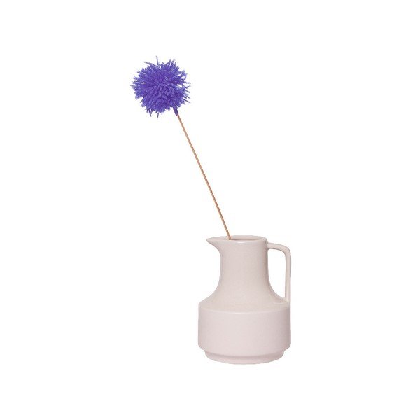 Carafă din ceramică PT KITCHEN, 600 ml, crem - alb-image-1