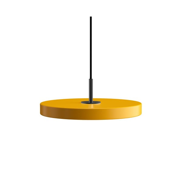 Lustră galben ocru LED cu abajur din metal ø 31 cm Asteria Mini – UMAGE
